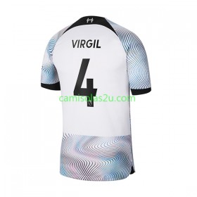 Camisolas de futebol Liverpool Virgil 4 Equipamento Alternativa 2022/23 Manga Curta